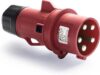 ESPIGA INDUSTRIAL ROJA 32A 3P+T+N IP44